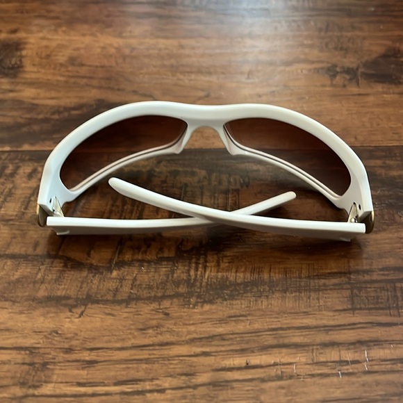 rare YSL sunglasses with gold logo faux diamond rim - Picture 5 of 11